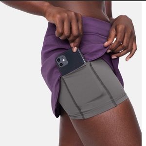 Outdoor Voices The Athletic Exercise Skort Size Small Color Indigo